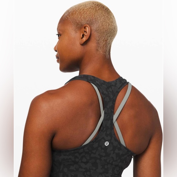 LuluLemon Cool Racerback II *Nulu. Formation Camo Deep Coal Multi. Size 6. - Picture 5 of 6
